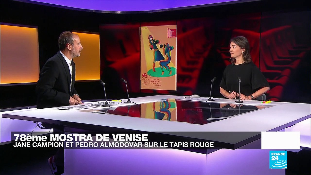 Jane Campion et Pedro Almodovar sur le tapis rouge de la 78e Mostra de Venise