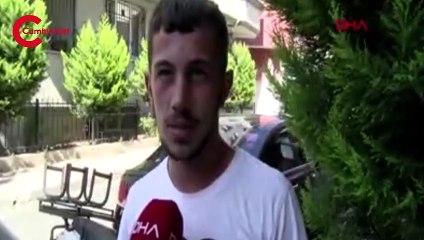 Çocuğu belinden iple bağlayıp gezdiren kadın tepki çekti