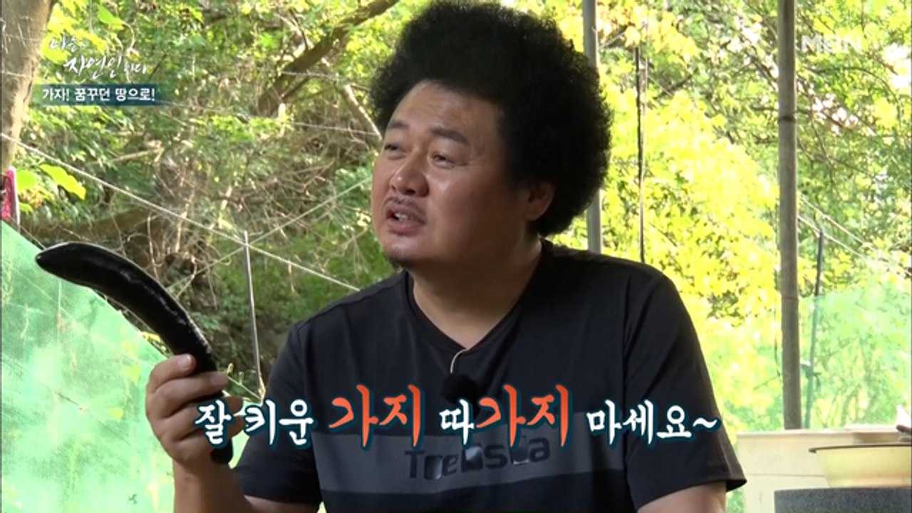 가지가지 하는구먼~! 자연인 손맛 돋아주는(?) 윤택의 '가지송'!!