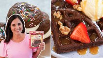 6 Ways to Use That Extra Box of Brownie Mix in Your Pantry | Pizza, Waffles, Truffles, Cake, & more!