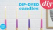 How to Make Dip-Dyed Candles