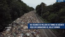 Des dizaines de milliers de tonnes de déchets issus des inondations s'empilent sur une dizaine de kilomètres