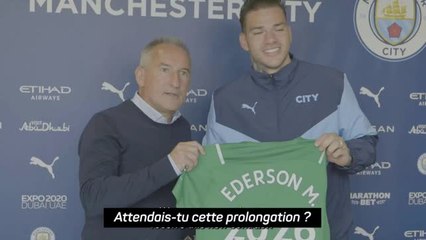 Manchester City - Ederson prolonge jsuqu'en 2026 : "Je suis très heureux ici"