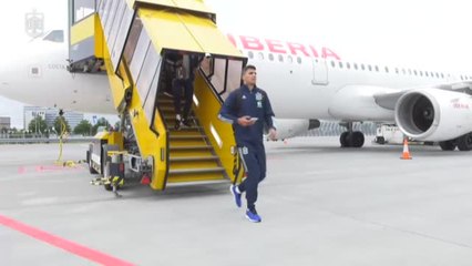 La selección ya está en Estocolmo