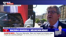 Jean-Luc Mélenchon sur le déplacement d'Emmanuel Macron à Marseille: 