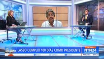 Guillermo Lasso cumplió 100 días como presidente de Ecuador