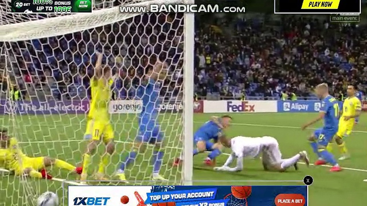 Kazachstan - Ukraine 1-2 GOAL SIKAN 01-09-2021