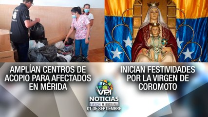 Noticias VPItv Emisión Meridiana - Miércoles 01 de Septiembre