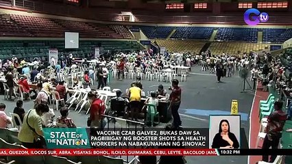 Galvez favors COVID-19 vaccine booster shots for health workers, people with comorbidities | SONA