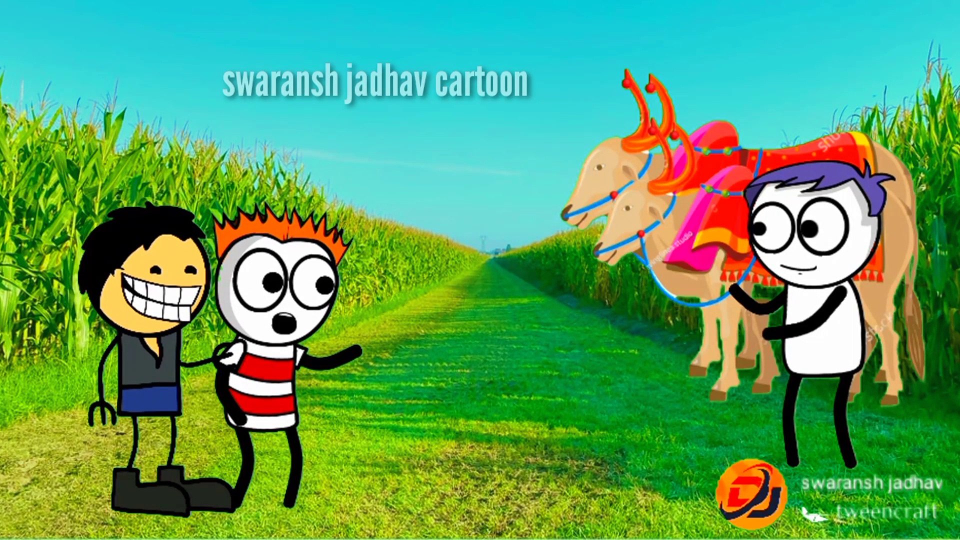 बैल धुवाले चालस् का | बैल पोळा |ahirani comedy video tween craft ahirani |  khandeshi cartoon | - video Dailymotion