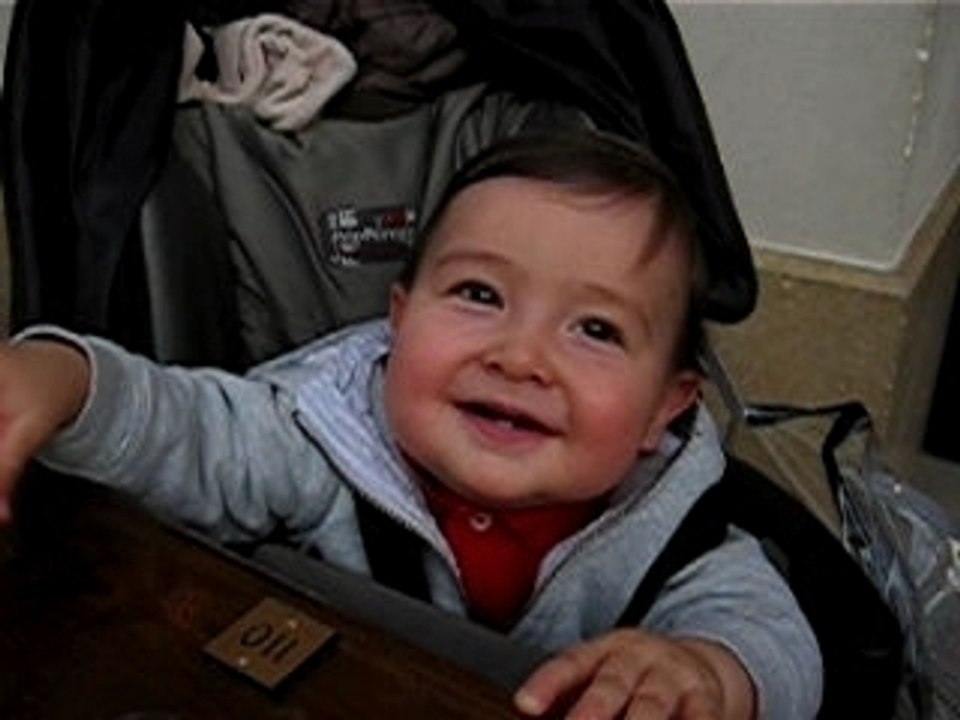 Tomando la merienda en Paul