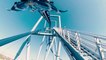 Manta (SeaWorld Orlando) - 4K Front Row Roller Coaster POV Video - Full B&M Flying Coaster Ride