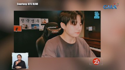 Birthday livestream ng BTS member na si Jungkook, umani ng mahigit 2 billion hearts | Saksi