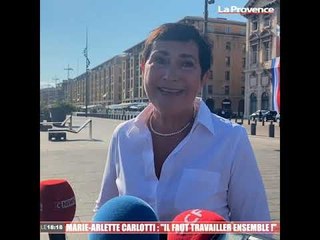 Emmanuel Macron à Marseille : "Il faut travailler ensemble" (Marie-Arlette Carlotti)