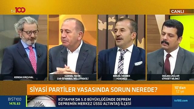 CHP'li Gürsel Tekin ile hukukçu Mikail Hasbek arasında tartışma: Sen Taliban temsilcisi olarak mı geldin?