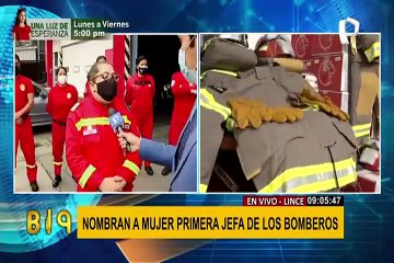 Conozca a la primera mujer Jefa de los Bomberos en Lince