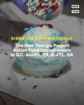 Georgia Organization Hosts Ice Creams Socials to Pressure Biden to Protect Voting Rights