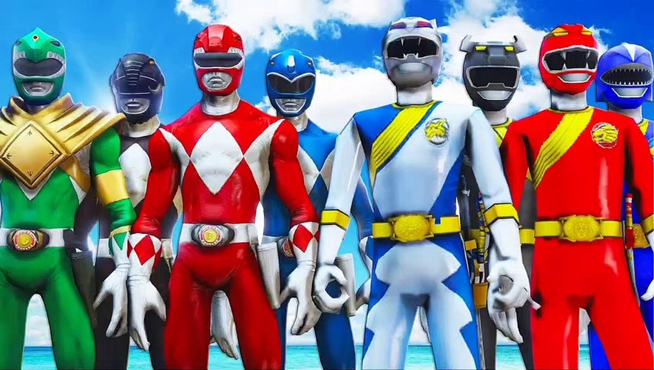 Mighty_Morphin_Power_Rangers_VS_Power_Rangers_Wild_Force (GTAV) Battles