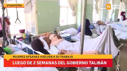 mujeres afganas vuelven a su trabajo
