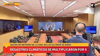 desastres climáticos se multiplicaron por 5