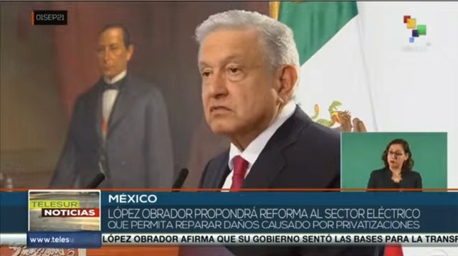 teleSUR Noticias 15:30 01-09: Presidente de México presenta propuestas para transformación nacional