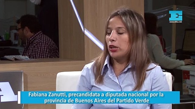 Fabiana Zanutti, precandidata a diputada nacional por la provincia de Buenos Aires del Partido Verde