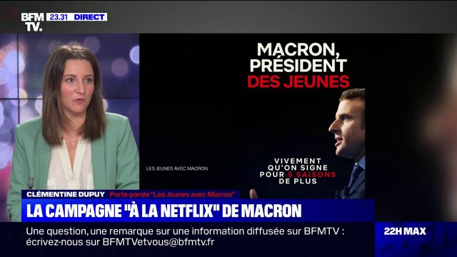 Clémentine Dupuy (Jeunes avec Macron) sur la campagne Macron, président des jeunes : L'Élysée ne nous a donné aucune contre-indication