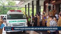 Pemprov Serahkan 12 Ambulans dan 92 Mesin Konsentrator untuk Penanganan Covid-19