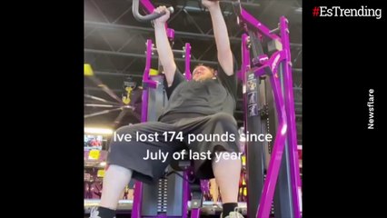 ¡Con disciplina y esfuerzo! Hombre de 217 kilos logró perder la mitad de su peso en solo un año