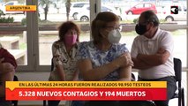 Coronavirus en Argentina: confirmaron 194 muertes y 5.328 contagios en las últimas 24 horas