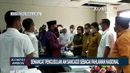 Keluarga A.M Sangadji Penuhi Berkas Usulan Pahlawan Nasional