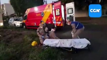 Acidente de trânsito no Bairro Coqueiral deixa homem ferido