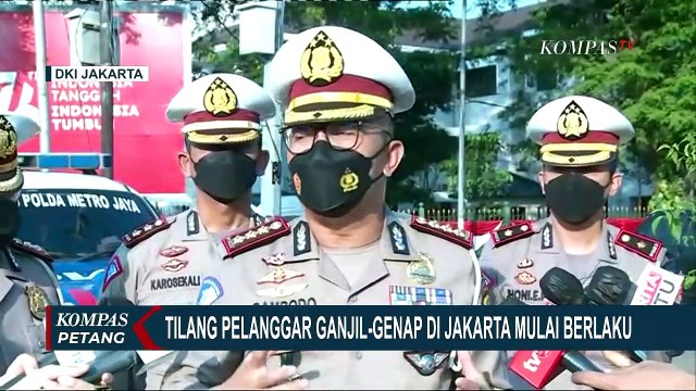 Pemberlakuan Sanksi Tilang Ganjil-Genap di 3 Ruas Jalan Utama Jakarta