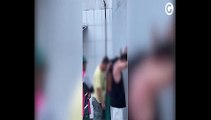 Vídeo mostra abordagem de PM em posto de Jardim Camburi