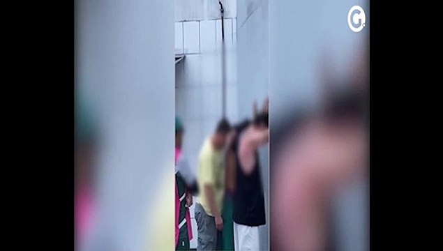 Vídeo mostra abordagem de PM em posto de Jardim Camburi
