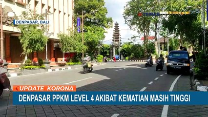 Denpasar PPKM Level 4 Akibat Kematian Masih Tinggi