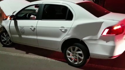 Voyage e Focus se envolvem em acidente de trânsito no Centro de Cascavel