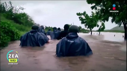 Huracán "Nora" deja 16 mil damnificados en Sinaloa