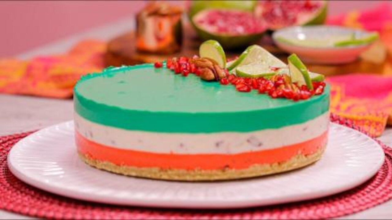 ¡Delicioso Cheesecake tricolor! | Cocina Delirante