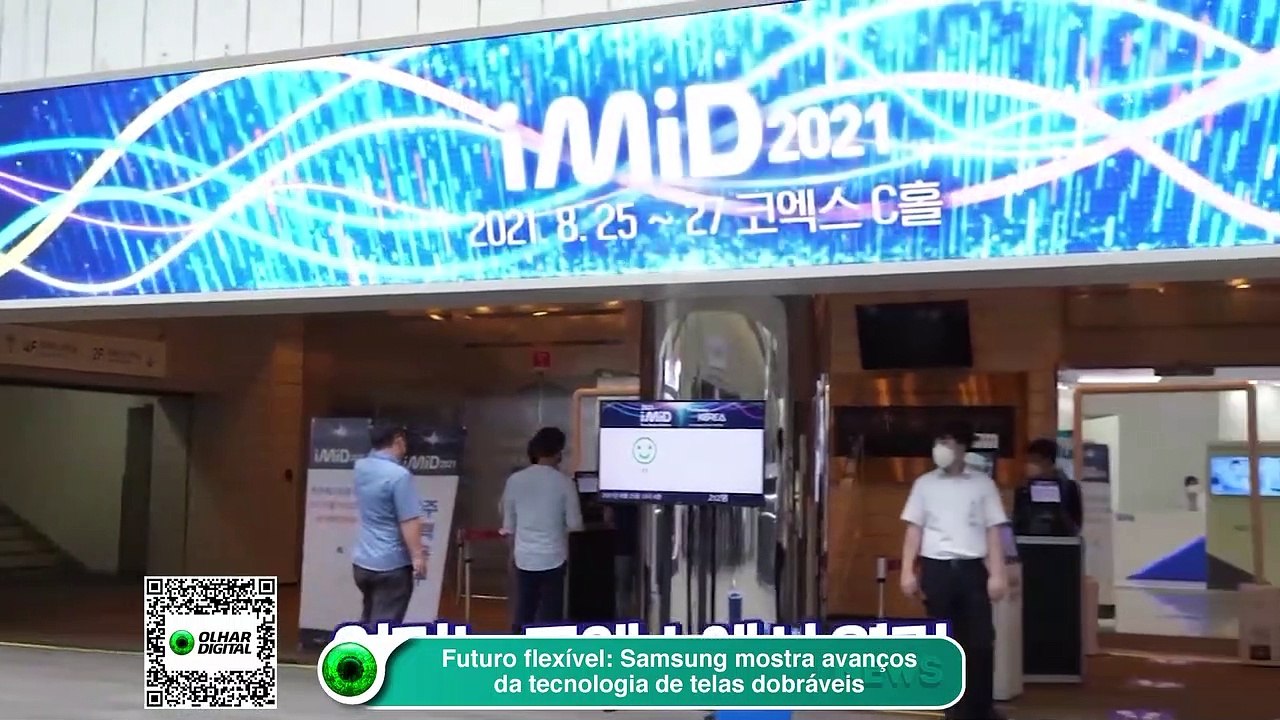 Futuro flexível Samsung mostra avanços da tecnologia de telas dobráveis