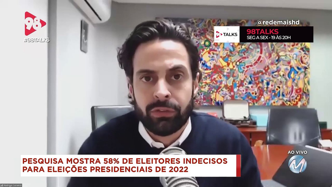 98 Talks | Pesquisa para 2022 mostra indecisos