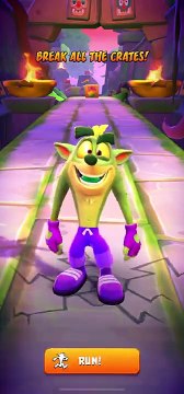 Lost City Challenge Run Gameplay - Crash Bandicoot: On The Run!