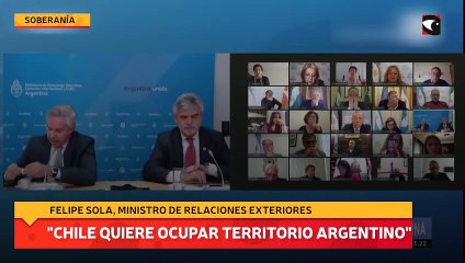 Solá afirmó que Chile quiere apropiarse de territorio argentino