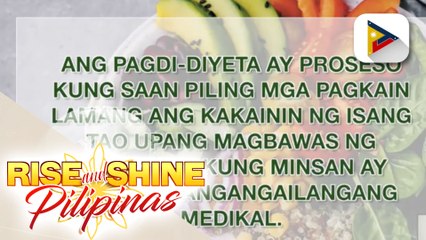 SABI NI DOK: Tamang pagda-diet sa gitna ng pandemya