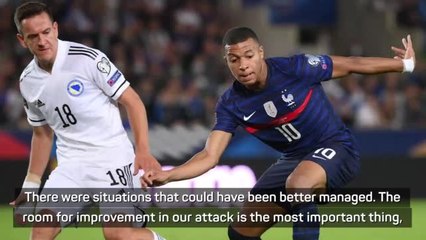 Download Video: Star French forwards failed to fire fully in Bosnia draw - Deschamps