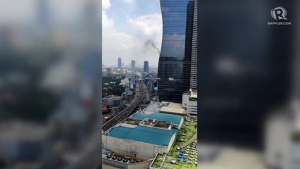 Fire hits SM Mega Tower in Mandaluyong
