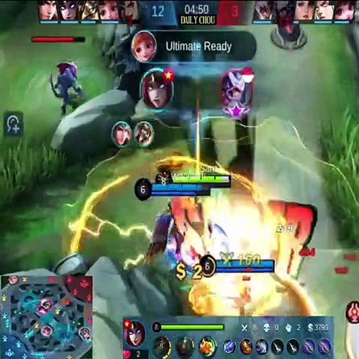 MOBILE LEGEND savage & maniac 26 kill ! Irithel best build