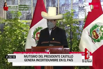 Mutismo de Pedro Castillo genera incertidumbre en el país, según especialistas