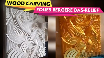 'Creating a Relief Carving of Folies Bergère - Stunning Timelapse'