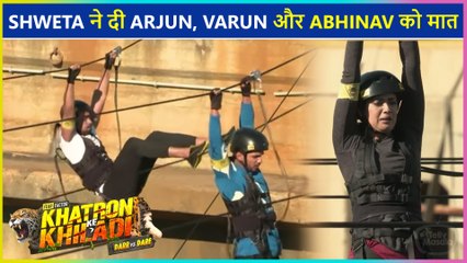 Shweta Tiwari To Win Fear Fanda Task | Arjun, Abhinav & Varun Failed